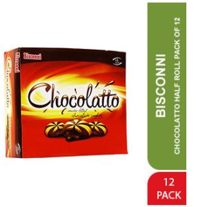 Bisconni Chocolatto Half Roll Pack of 12