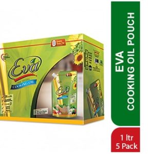 Eva Cooking Oil 1Ltr Pack of 5