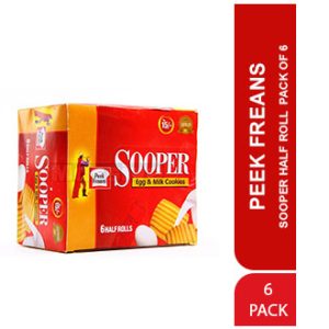 PEEK FREANS SOOPER HALF ROLL  Pack of 6