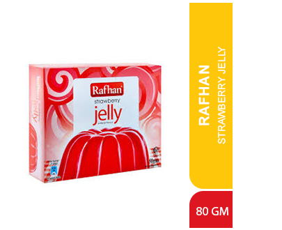 Rafhan Stawberry Jelly 80 gm