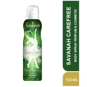 Savana Body Spray Carefree 150ml for her