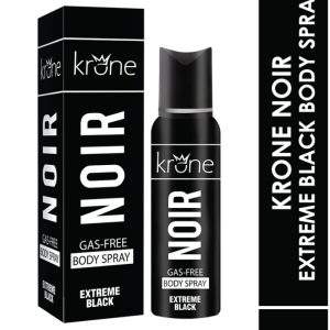 Krone NOIR Extreme black- Gas Free Body Spray 125 ML